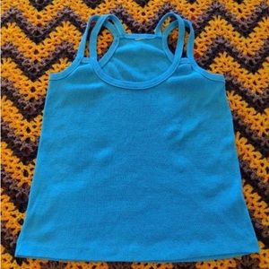 Vintage blue tank top